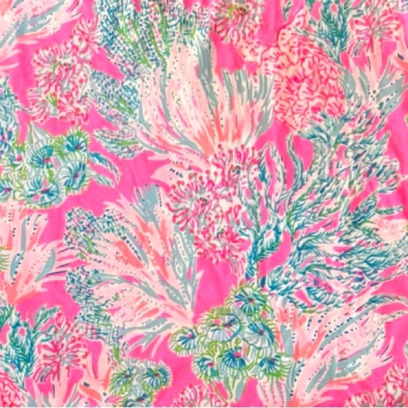 Lilly Pulitzer Skyelar Seaing Things Tank Dress, Pink/Blue Print, Size M - Picture 6 of 7